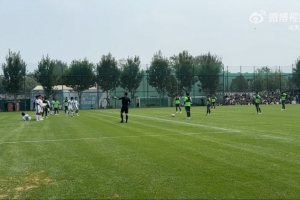 教学赛国安一线队5-4击败U21队,法比奥、方昊双响张稀哲破门